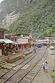 Aguas Calientes, stalls along the MachuPiccu Cusco railway 